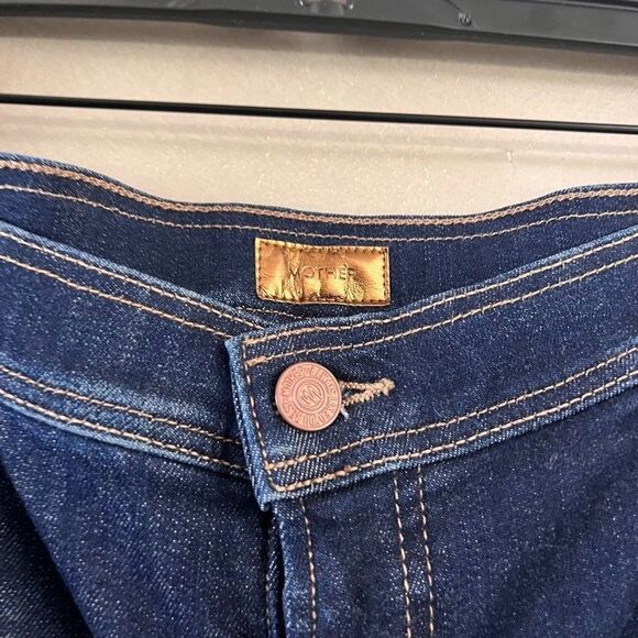 Anthropologie MOTHER The High-Waisted Smokin' Double-Welt Jeans Size 34 NWT - Picture 9 of 10